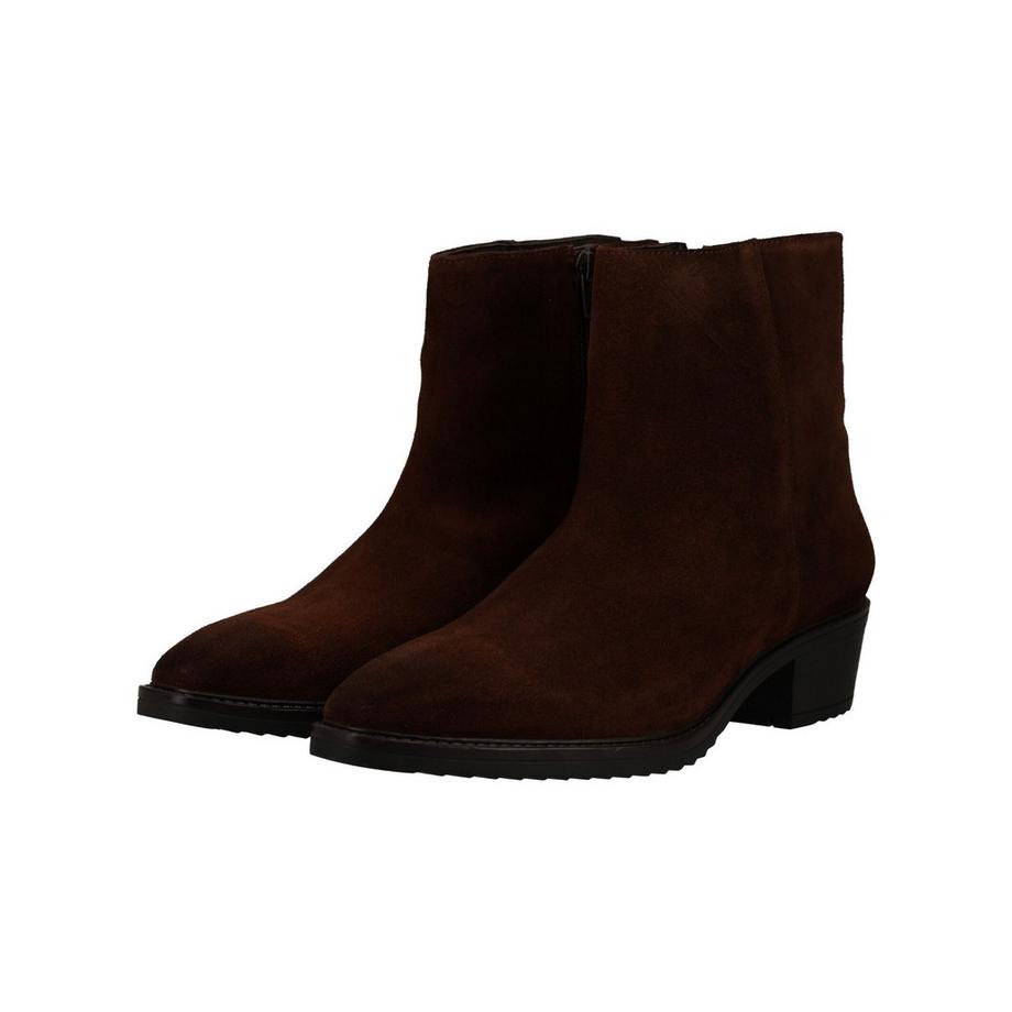 ara Bottines en cuir velours avec talon bloc  