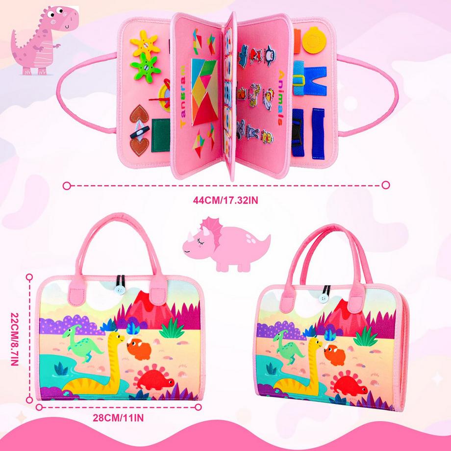 Activity-board  Tableau d'activités, 8 en 1, pour les tout-petits, jouet d'apprentissage de la motricité fine pour les enfants d'âge préscolaire 