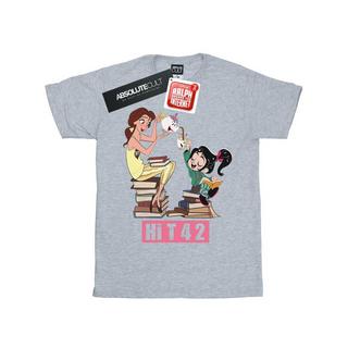 Disney Wreck It Ralph Belle et Vanellope T-Shirt Manches Courtes  