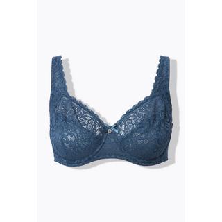 Ulla Popken Reggiseno con ferretto pizzo floreale pizzo intero coppa C-E  