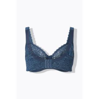 Ulla Popken Reggiseno con ferretto pizzo floreale pizzo intero coppa C-E  