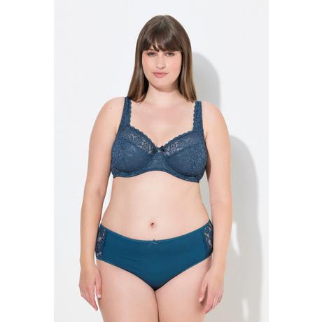 Ulla Popken Reggiseno con ferretto pizzo floreale pizzo intero coppa C-E  