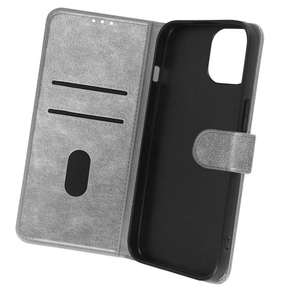 Avizar  Étui Folio iPhone 15 Gris 