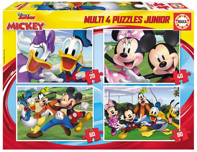 Educa  Puzzle 4in Mickey & Friends (20/40/60/80) 