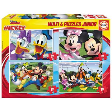 Puzzle 4in Mickey & Friends (20/40/60/80)
