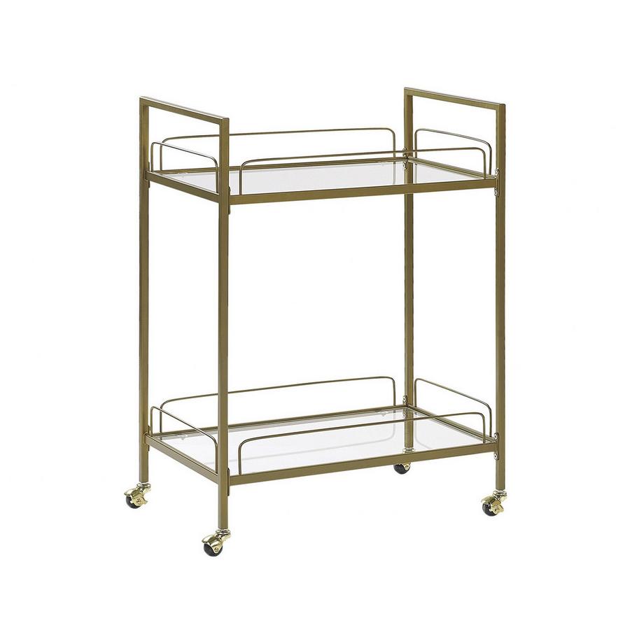 Chariot de cuisine en Verre de sécurité  VENETA