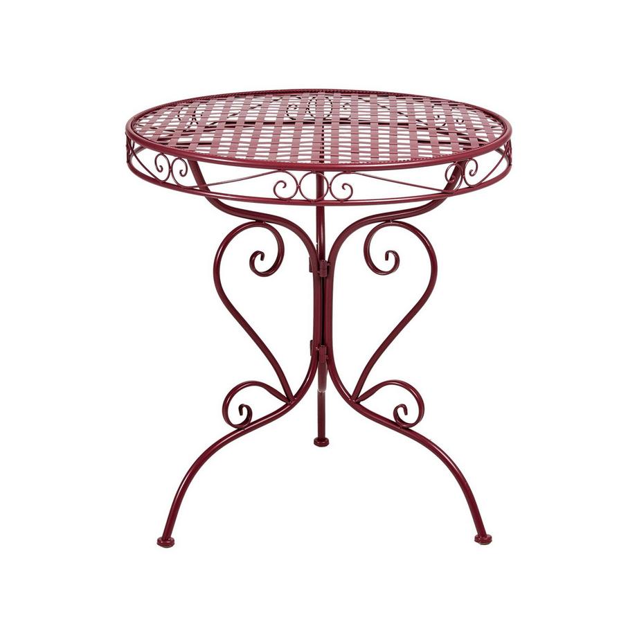 Beliani Bistro Set aus Eisen Retro ALBINIA  