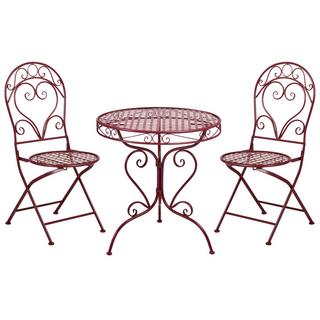 Beliani Set bistrot en Ferro Retrò ALBINIA  