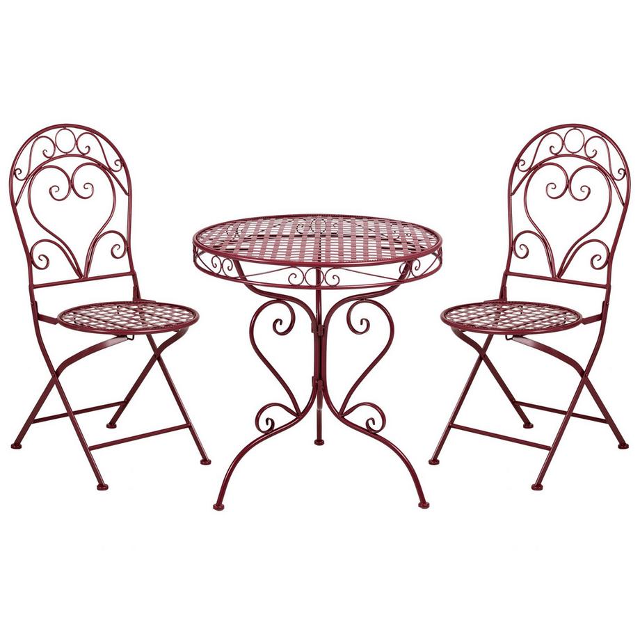 Bistro Set aus Eisen Retro ALBINIA