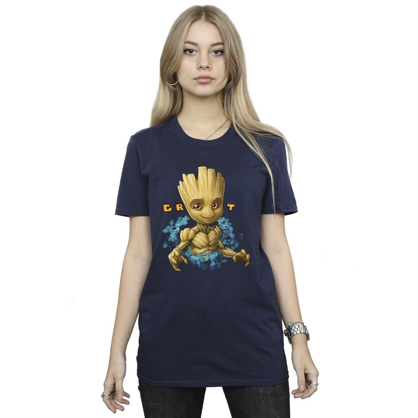 Guardians Of The Galaxy T-shirt Imprimé Graphique Groot  