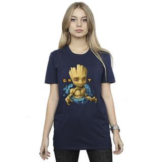 Guardians Of The Galaxy T-shirt Imprimé Graphique Groot  