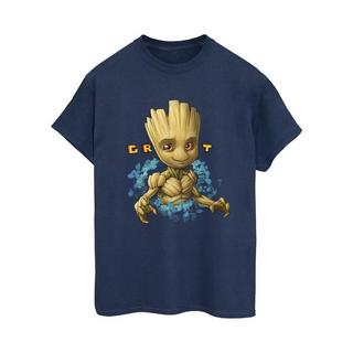 Guardians Of The Galaxy T-shirt Imprimé Graphique Groot  