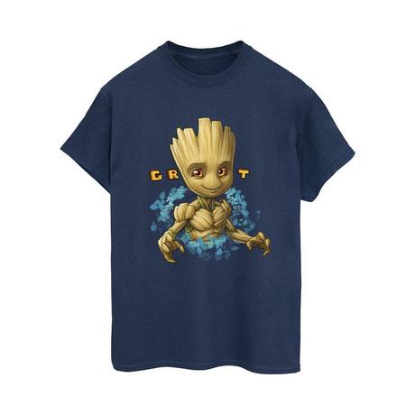 Guardians Of The Galaxy T-shirt Imprimé Graphique Groot  