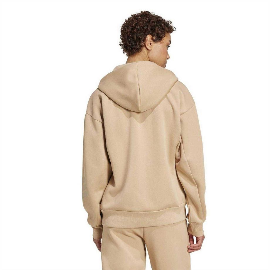adidas  Felpa Con Cappuccio E Zip Intera 3 Strisce 