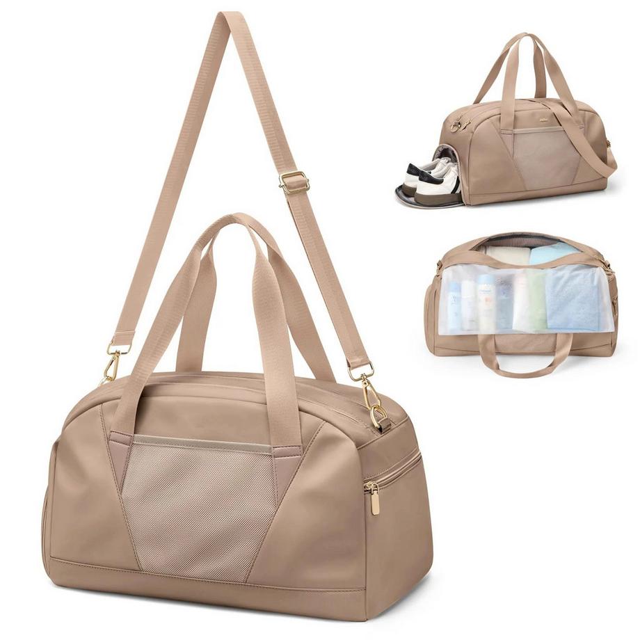 Only-bags.store Borsa da Viaggio Leggera con Scomparto Scarpe Impermeabile  