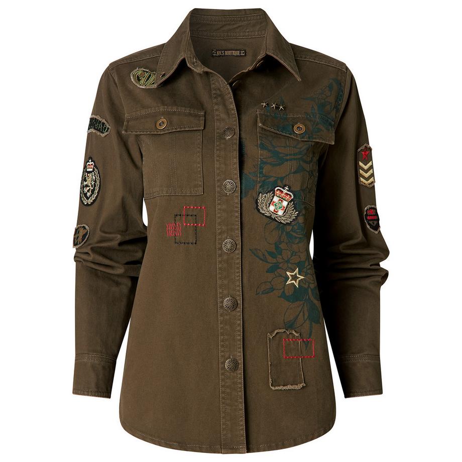 Joe Browns Besticktes Hemd mit Abzeichen  