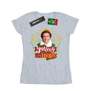 Elf Smiling Is My Favorite T-Shirt  