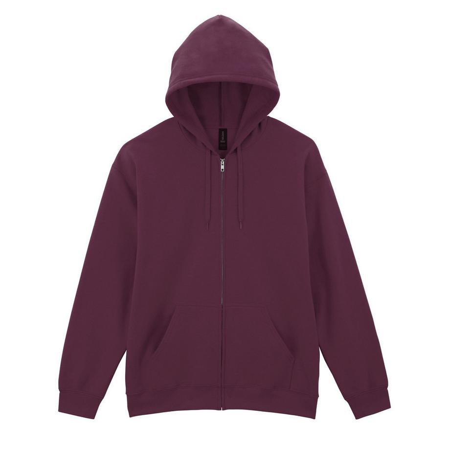Softstyle Hoodie Mit Durchgehendem Reißverschluss