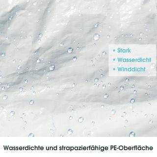 Northix  Partyzelt 3 m x 9 m Wasserdichter Pavillon für den Außenbereich Weiß 