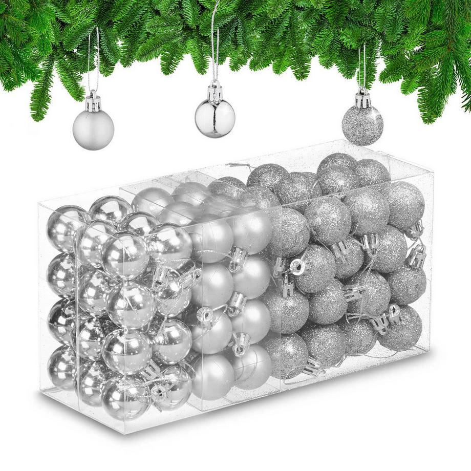 Ensemble de 96 boules de Noël