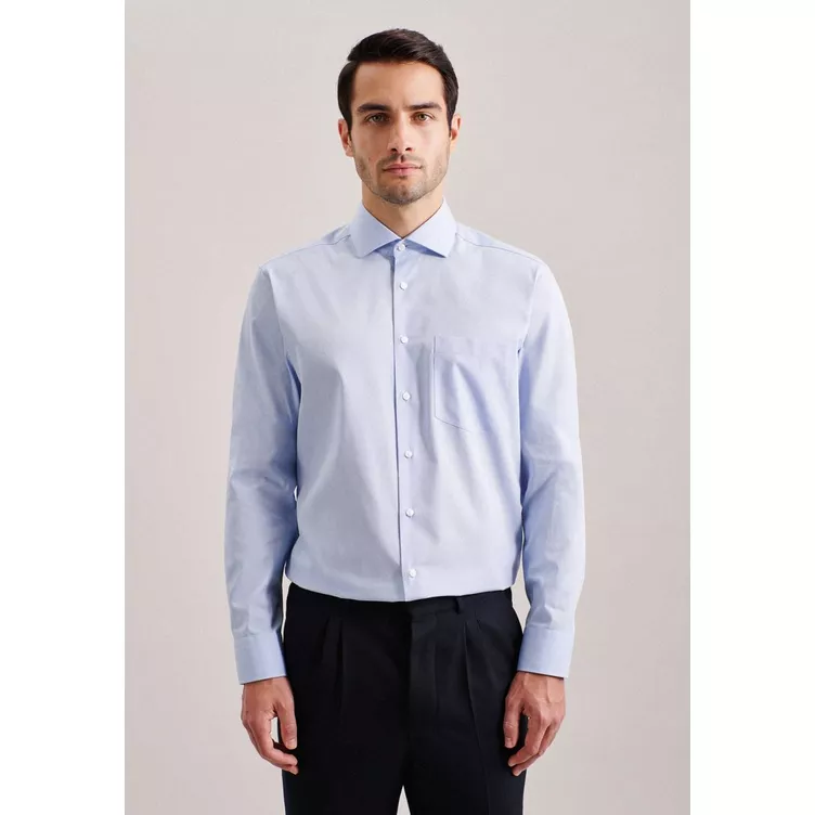 Seidensticker Business Hemd Regular Fit Langarm Uni online kaufen MANOR
