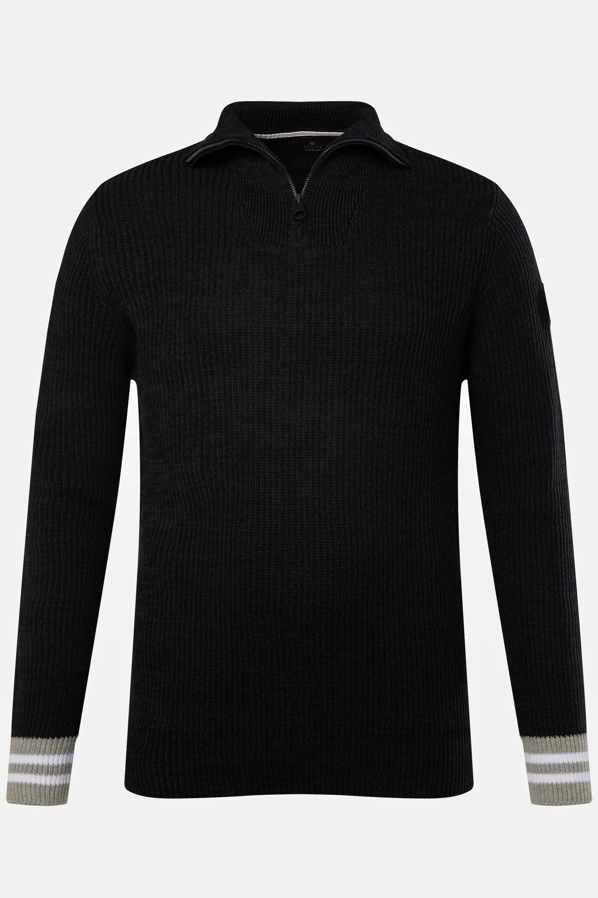 JP1880 Skiwear Rippstrick Troyer Zippkragen  