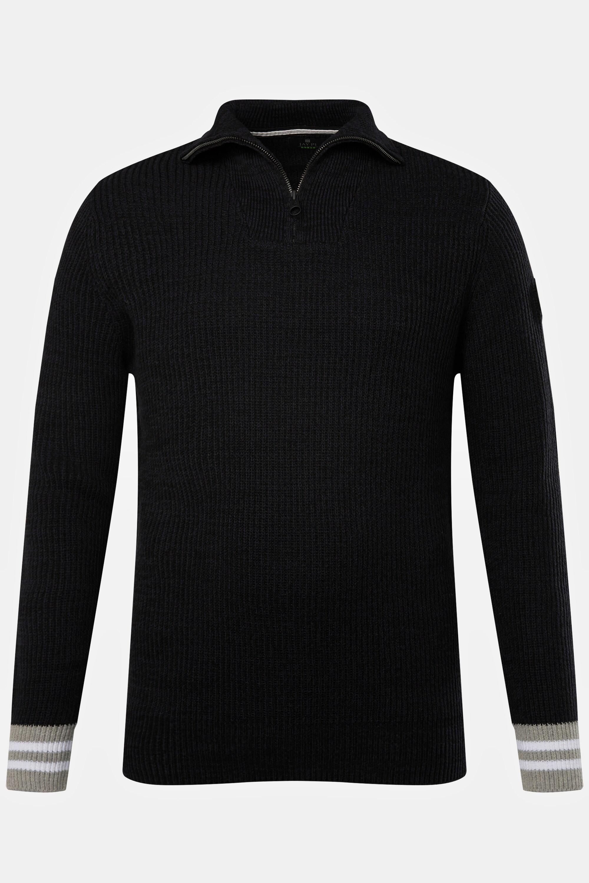 JP1880 Skiwear Rippstrick Troyer Zippkragen  