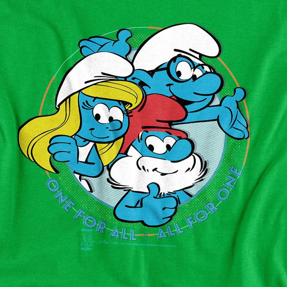 Les Stroumpfs  T-ShirtAll For One 