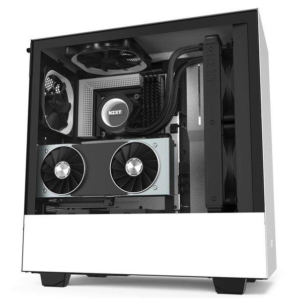Image of NZXT H510i Midi Tower Weiß