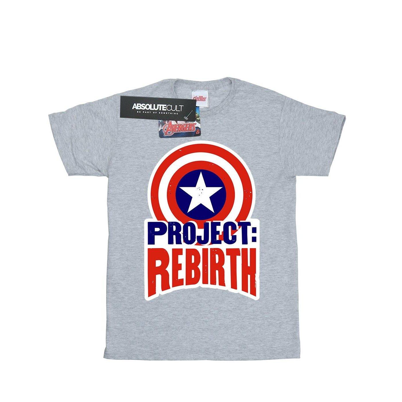 MARVEL  Captain America Project Rebirth TShirt 