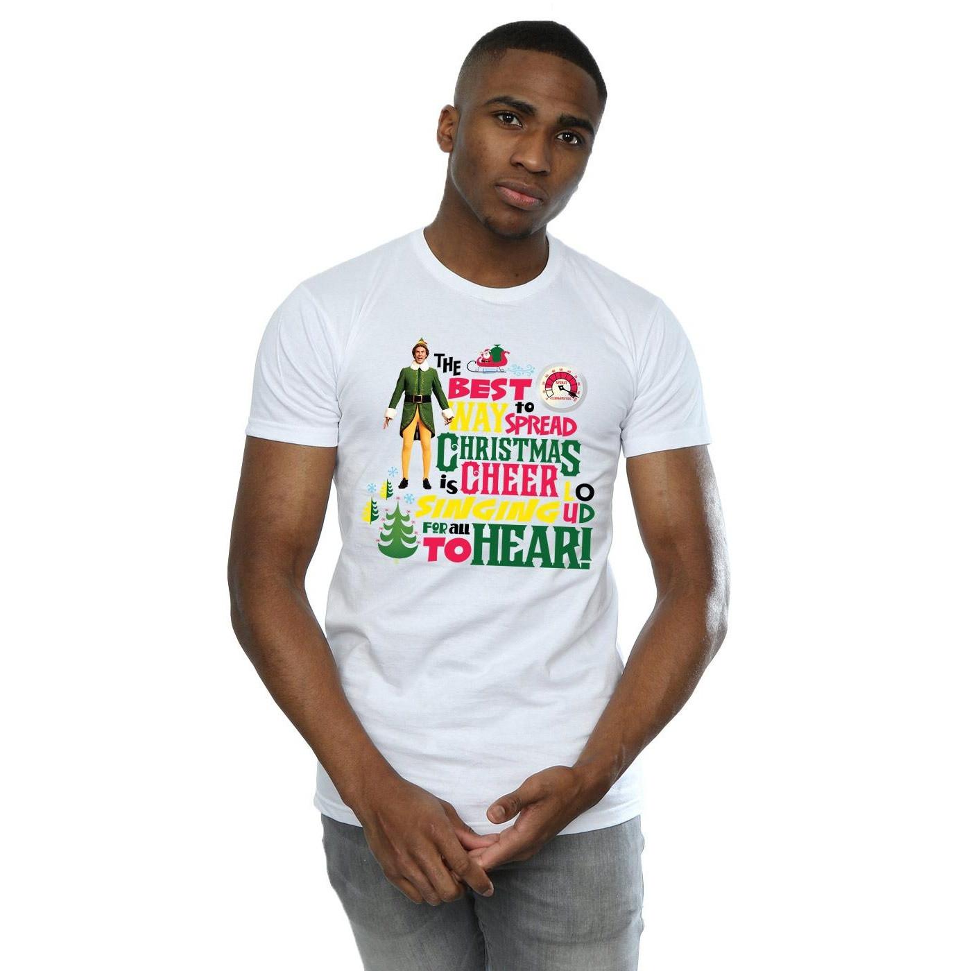 Elf T-shirt Christmas Cheer  