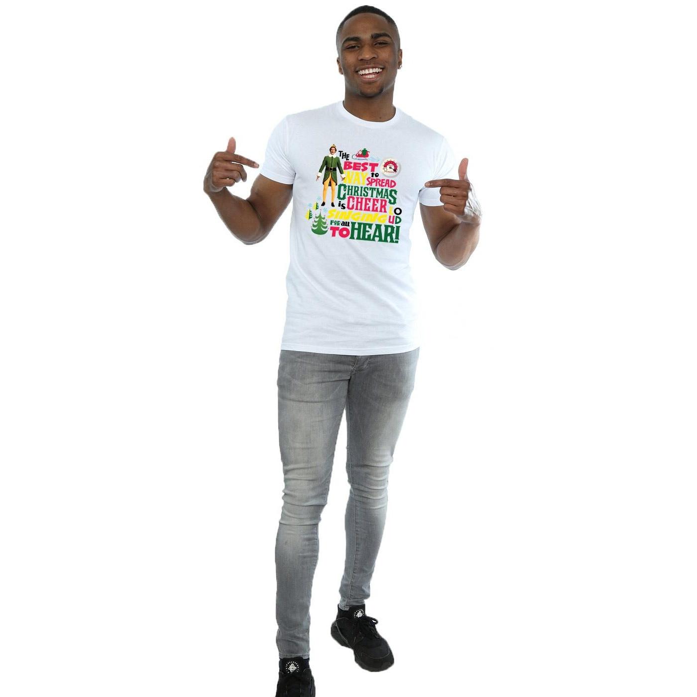 Elf T-shirt Christmas Cheer  