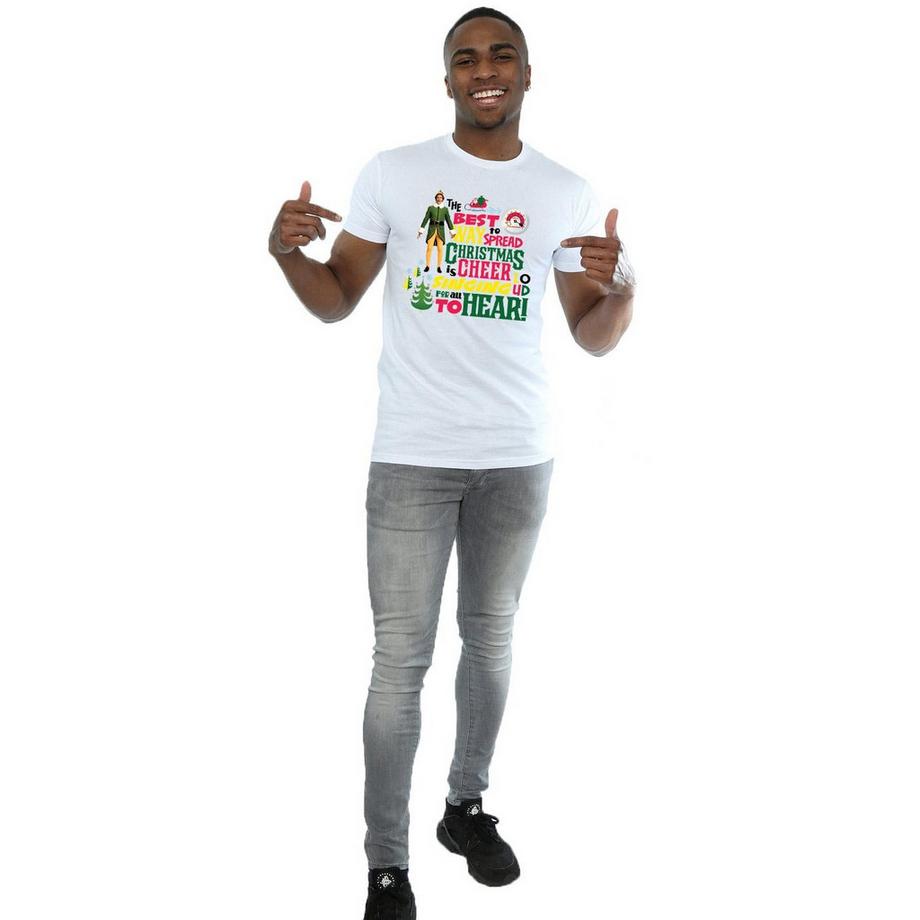 Elf T-shirt Christmas Cheer  