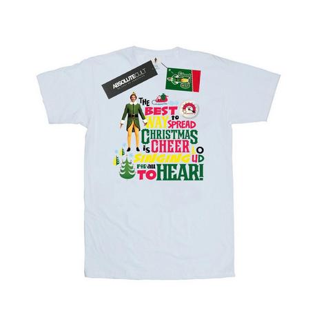 Elf T-shirt Christmas Cheer  