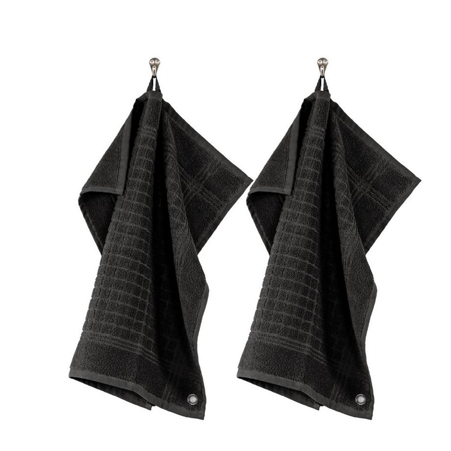 Serviette éponge carrée PHARAON - lot de 2