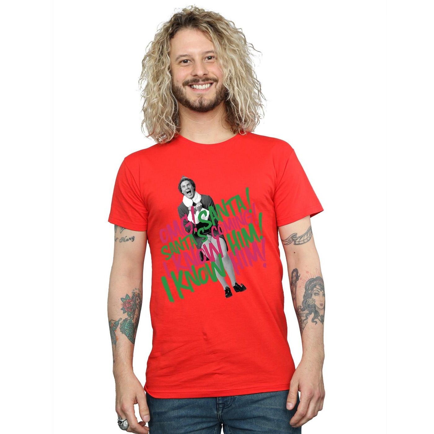 Elf T-Shirt Santa's Coming  