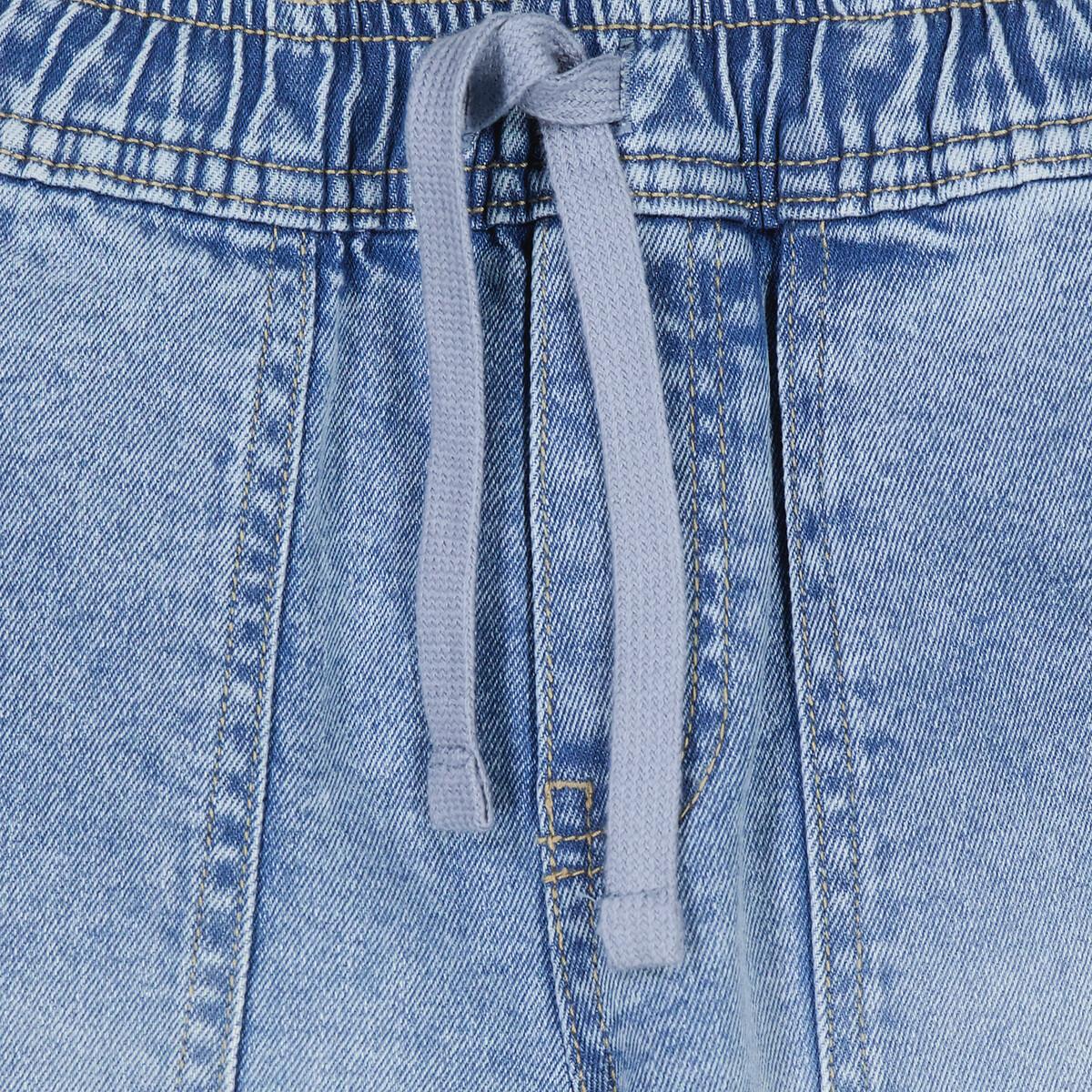 La Redoute Collections  Jeans-Bermudas mit Bindebändern 