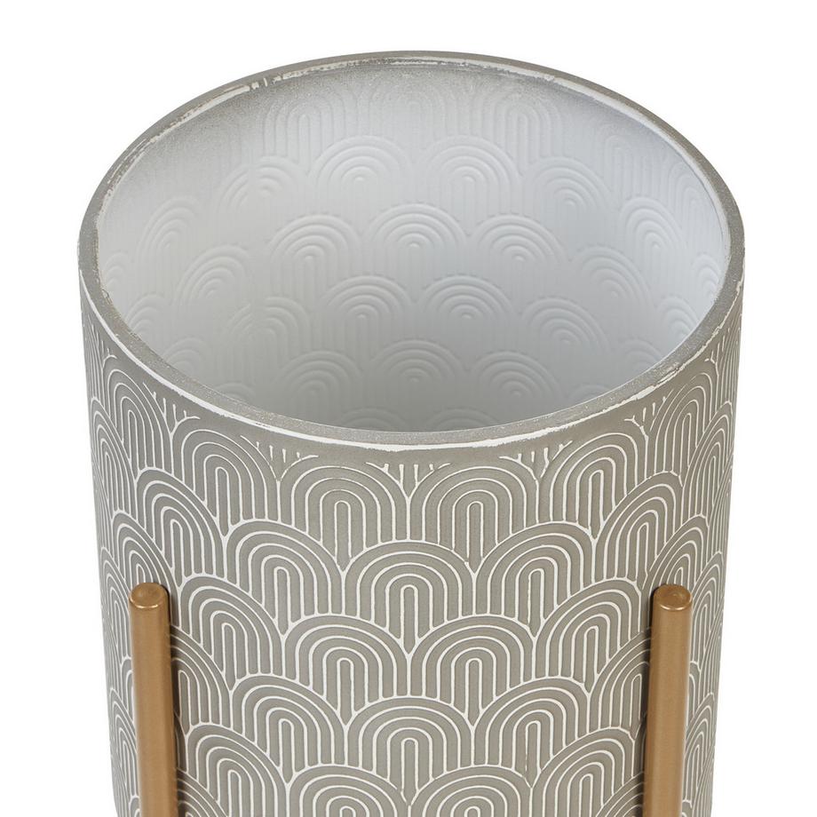 Beliani Vaso per piante rialzato en Ferro  AUBRIETA  