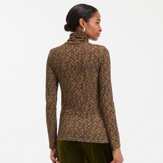 La Redoute Collections Rollkragen Shirt Blumenmuster  