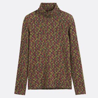 La Redoute Collections Rollkragen Shirt Blumenmuster  