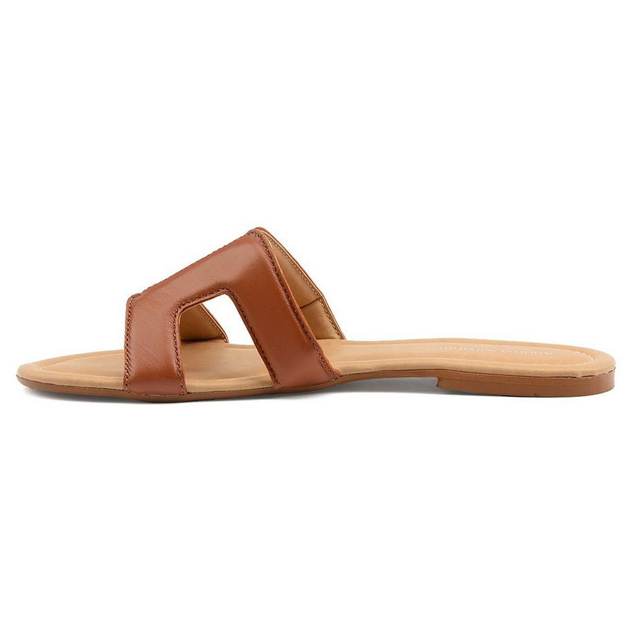 Andrea Sabatini Gincen Flache Leder Pantoletten  