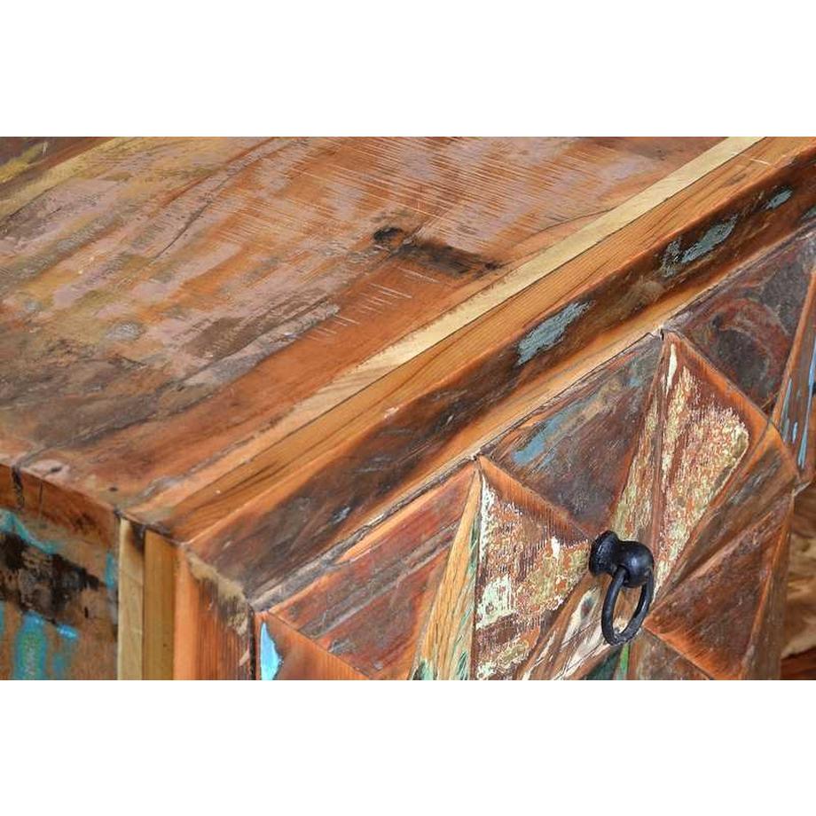 mutoni Buffet Diamond bois recyclé multicolore 150  