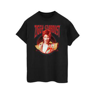 David Bowie Ziggy Stardust Grafikdruck T-Shirt  