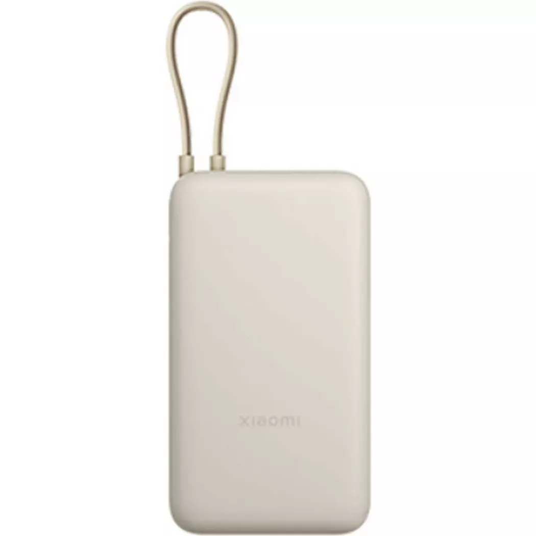 Xiaomi 33W Power Bank 20000mAh Integrated Cable - Apta para avión, carga rápida 33W, 20000 mAh, cable integrado