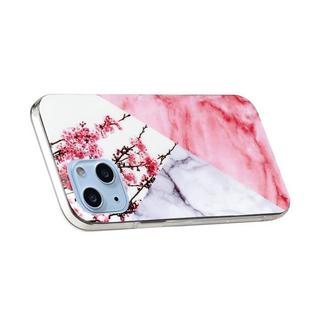 Cover-Discount  iPhone 14 - Silikon Gummi Case Marble 