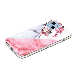 Cover-Discount  iPhone 14 - Silikon Gummi Case Marble 