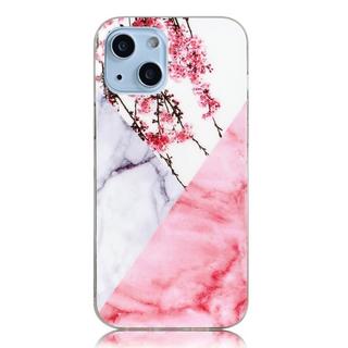 Cover-Discount  iPhone 14 - Custodia in gomma White Marble 