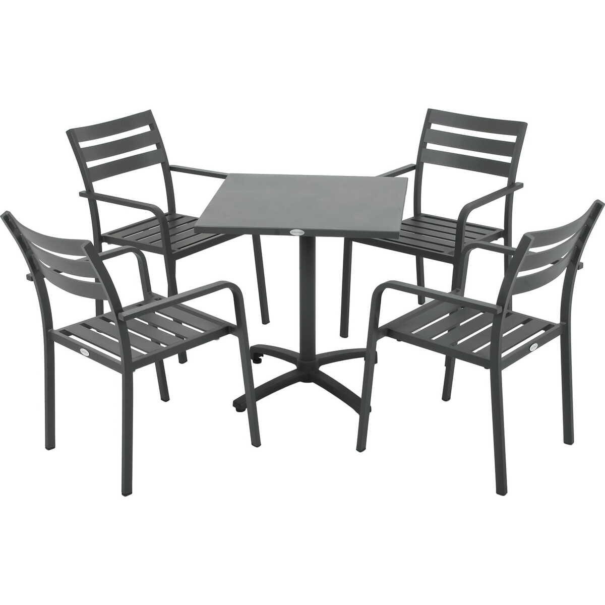 mutoni pleasure Garten Essgruppe Treviso Aluminium (5-tlg)  