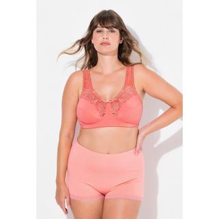 Ulla Popken  Reggiseno sostenitivo modello Kelly senza ferretto con pizzo e coppa C-E 