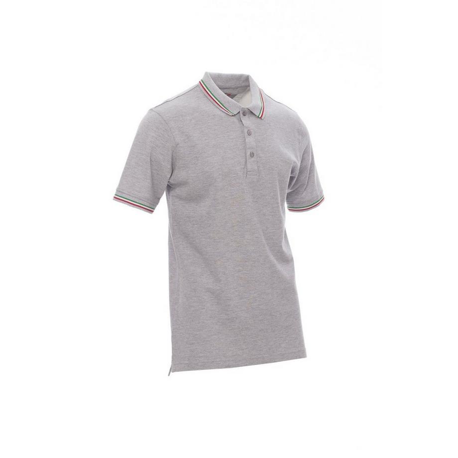 Payper Wear Unisex Kurzarm Poloshirt mit gestreiftem Kragen und Bündchen  